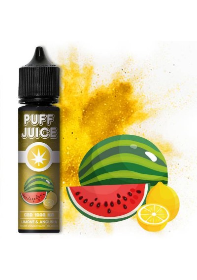 Puff Juice - Aroma Limone e Anguria + Glicerolo - CBD 1000mg - 40ml