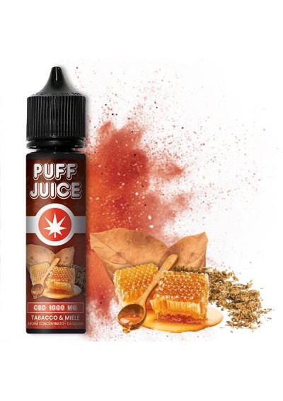 Puff Juice - Aroma Tabacco e Miele + Glicerolo - CBD 1000mg - 40ml