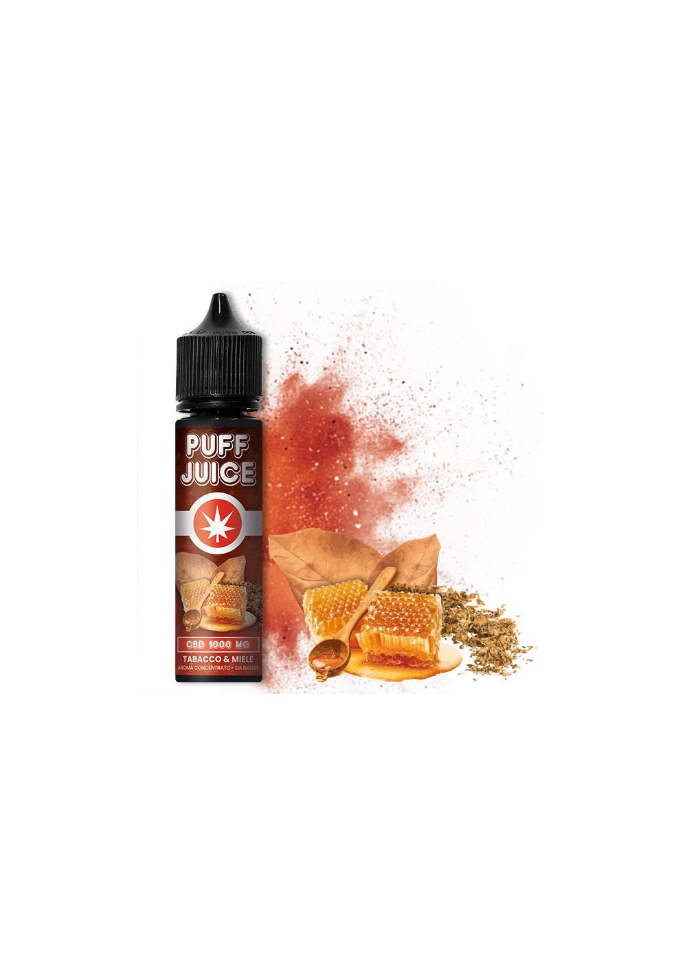 Puff Juice - Aroma Tabacco e Miele + Glicerolo - CBD 1000mg - 40ml