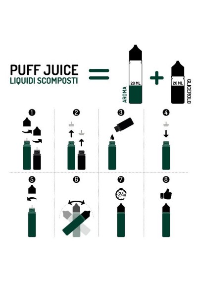 Puff Juice - Aroma Super Lemon Skunk + Glicerolo - CBD 1000mg - 40ml