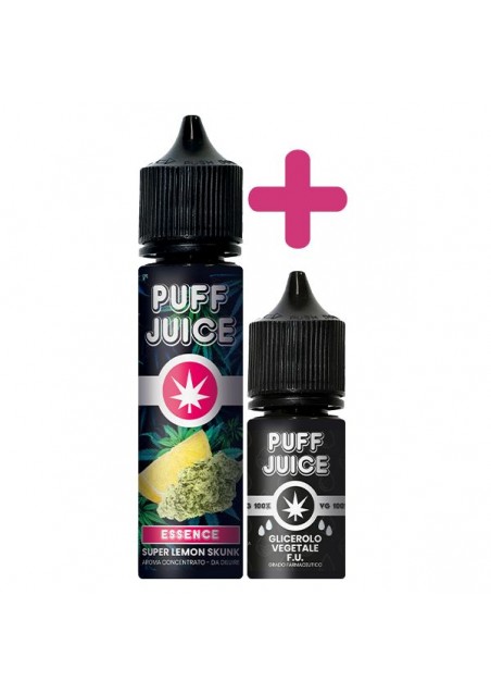 Puff Juice - Aroma Super Lemon Skunk + Glicerolo - CBD 1000mg - 40ml