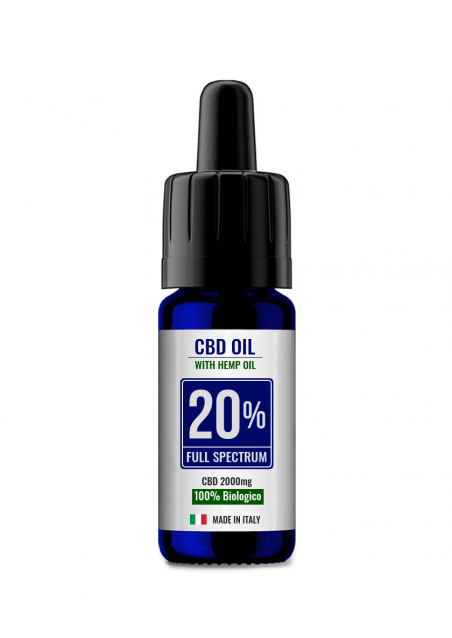 CBD oil HEMP 20% Full Spectrum - CBD Concentrato in gocce - 10ml