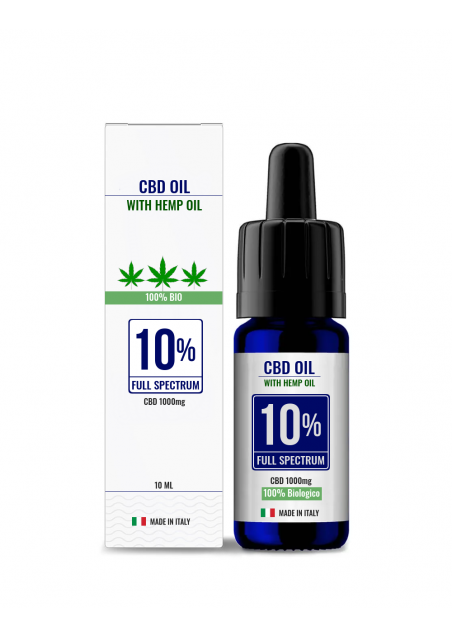 CBD oil HEMP 10% Full Spectrum - CBD Drops - 10ml