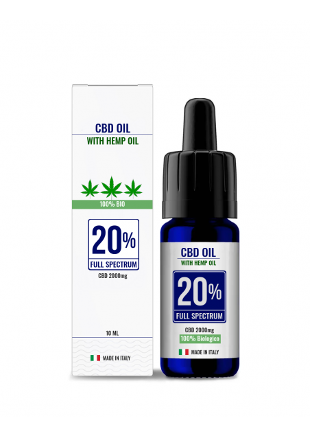 CBD oil HEMP 20% Full Spectrum - CBD Drops - 10ml