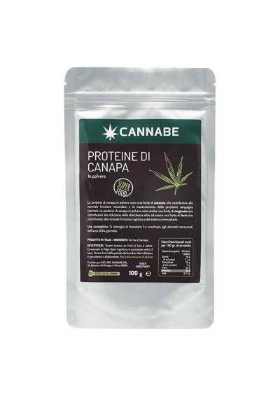 CannaBe - Proteine di Canapa in polvere 100gr Alimentare