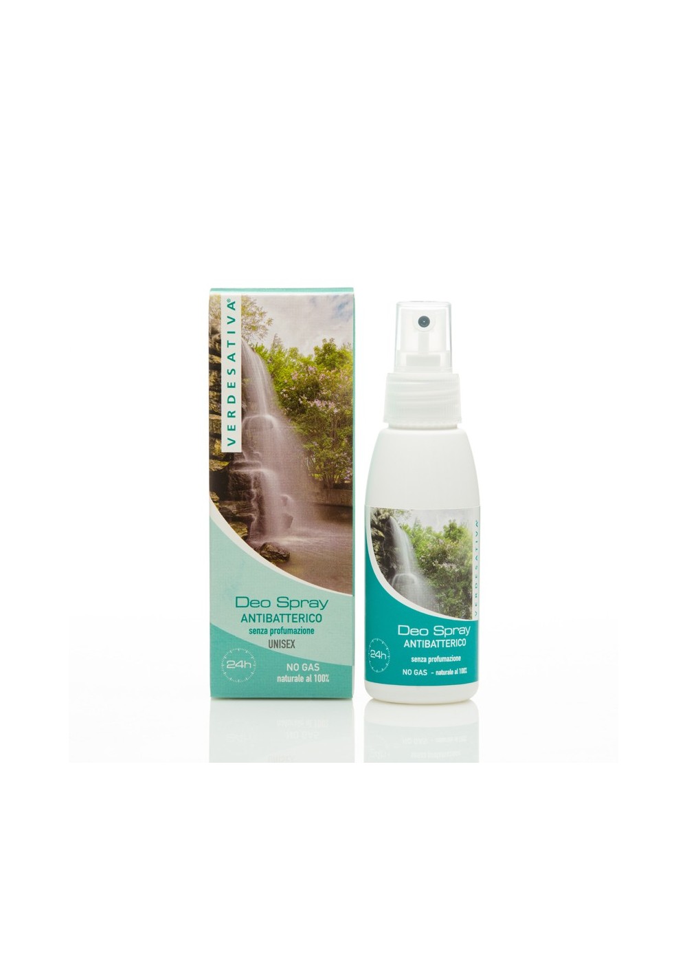 Deodorante Spray Antibatterico senza profumoUnisex ml 100 no gas - Verdesativa Bagno Doccia