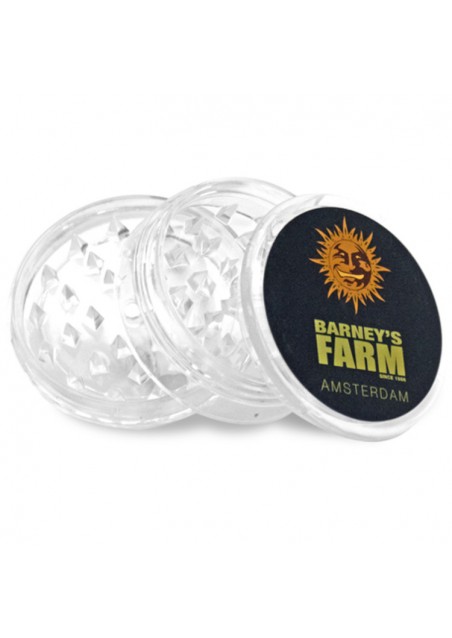 Plastic Tobacco Grinder 60mm - 3 pieces - Barney's Farm
