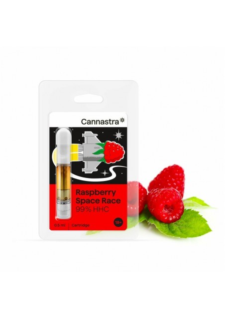 HHC Cartridge - Raspberry Space Race - 0,5ml - 99% HHC - Cannastra