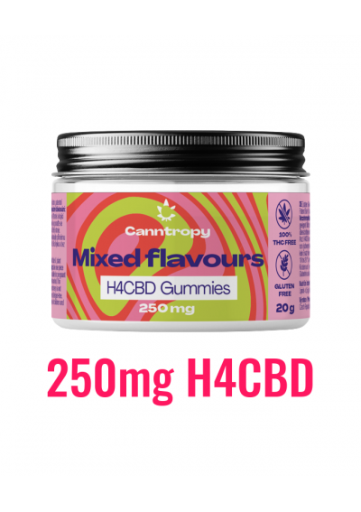 H4 Caramelle Gommose, 250 mg H4CBD, 10 pz - Canntropy