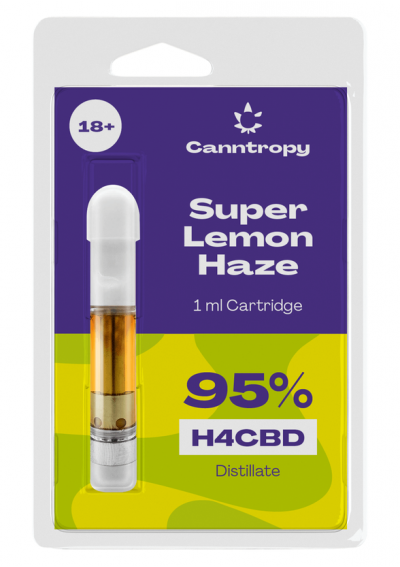 H4 Cartridge - Super Lemon Haze - 1ml, 95% H4CBD - Canntropy