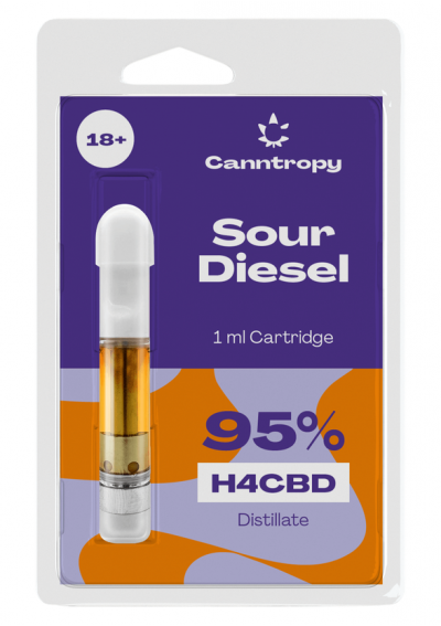 H4 Cartridge - Sour Diesel - 1ml, 95% H4CBD -...
