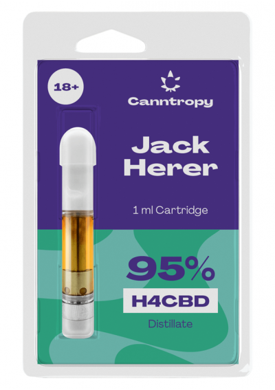 H4 Cartuccia svapo - Jack Herer - 1ml, 95% H4CBD - Canntropy