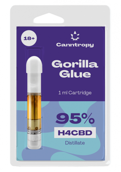 H4 Cartridge - Gorilla Glue - 1ml, 95% H4CBD - Canntropy