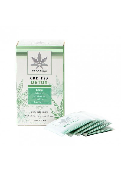 CBD Tea DETOX - with Hemp Extracts - 25 Bags, 30 gr