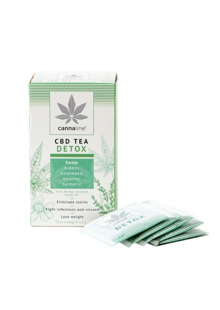 CBD Tea DETOX - with Hemp Extracts - 25 Bags, 30 gr