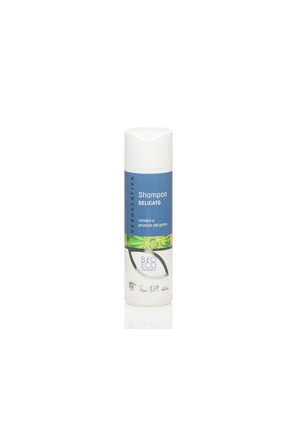 Shampoo Delicato Canapa e Proteine del Grano ml200 - Verdesativa Bagno Doccia