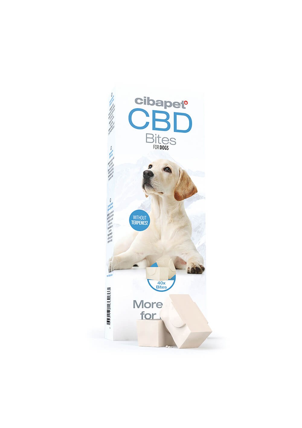 Bites per cani - Bocconcino calmante naturale con 148 mg di CBD, 40 pezzi - Cibdol