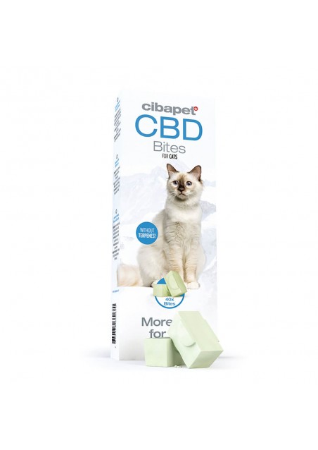 Cat Bites - Natural Calming formula with 175 mg di CBD, 40 pieces - Cibdol