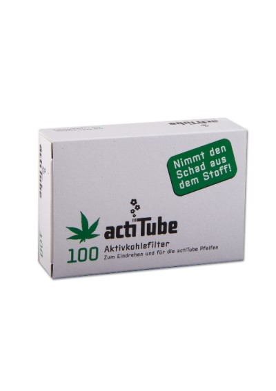 ActiTube - Filtri al carbone attivo - Regular 8mm - Scatola da 100 pz.