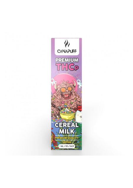 THC-P Vape Device 79% - Cereal Milk, 1ml, Disposable, 600 puffs - Canapuff