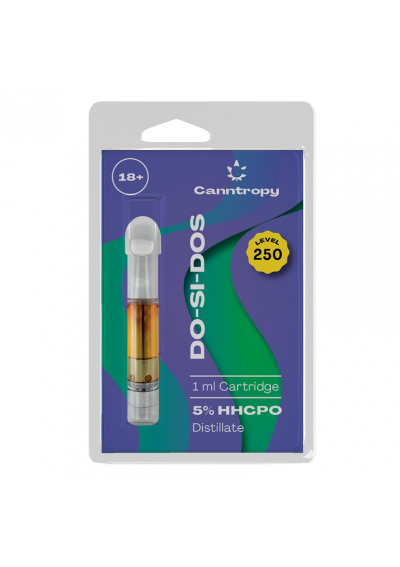 HHCPO Vape Cartridge Atomizer 5% - Do-Si-Dos, 1ml, 500 puffs - Canntropy