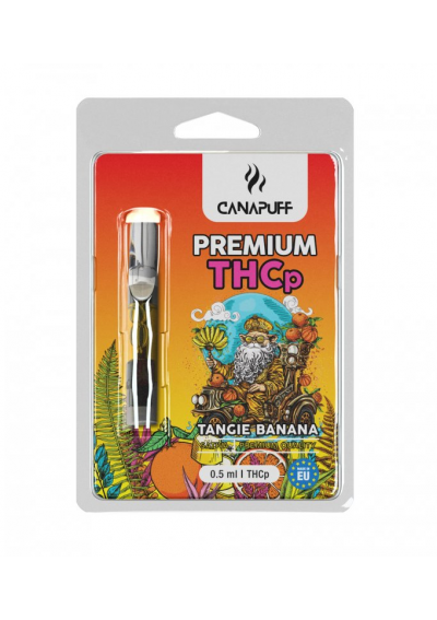 THC-P Cartridge Atomizer 79% - Tangie Banana, 0.5ml, 250 puffs - Canapuff