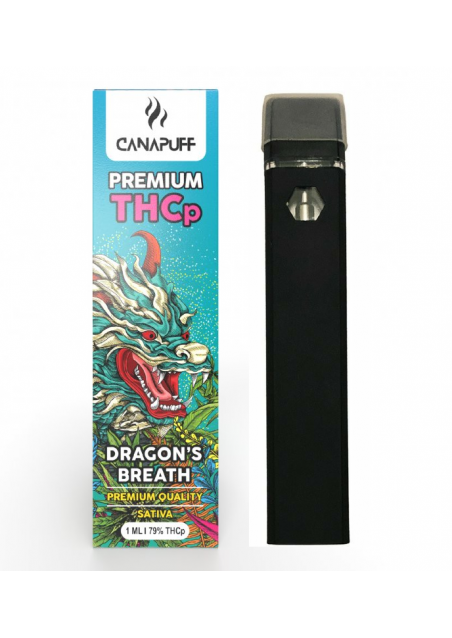 THC-P Dispositivo Usa e Getta 79% - Dragon's Breath, 1ml, 600 puffs - Canapuff