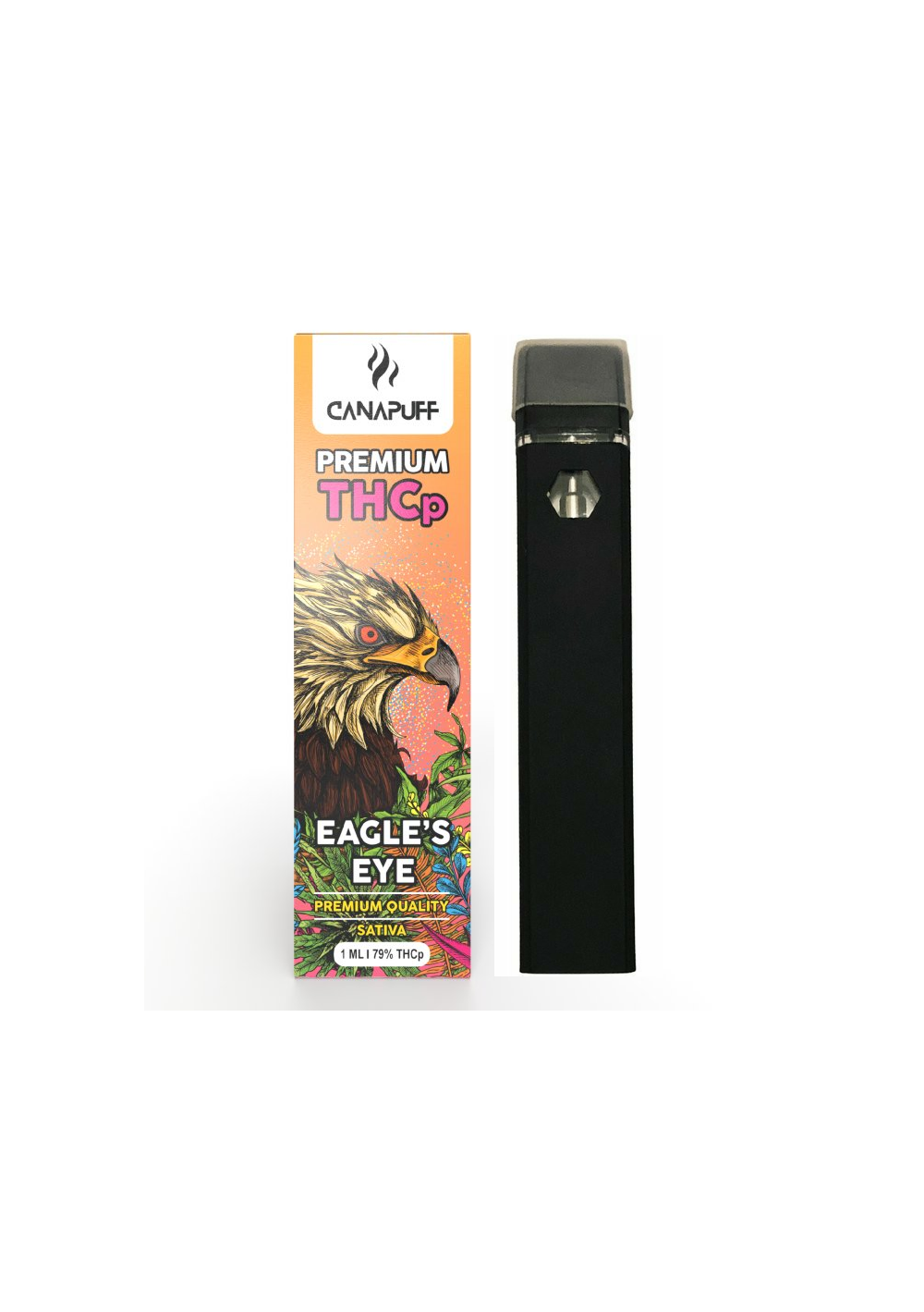 THC-P Vape Device 79% - Eagle Eye, 1ml, Disposable, 600 puffs - Canapuff
