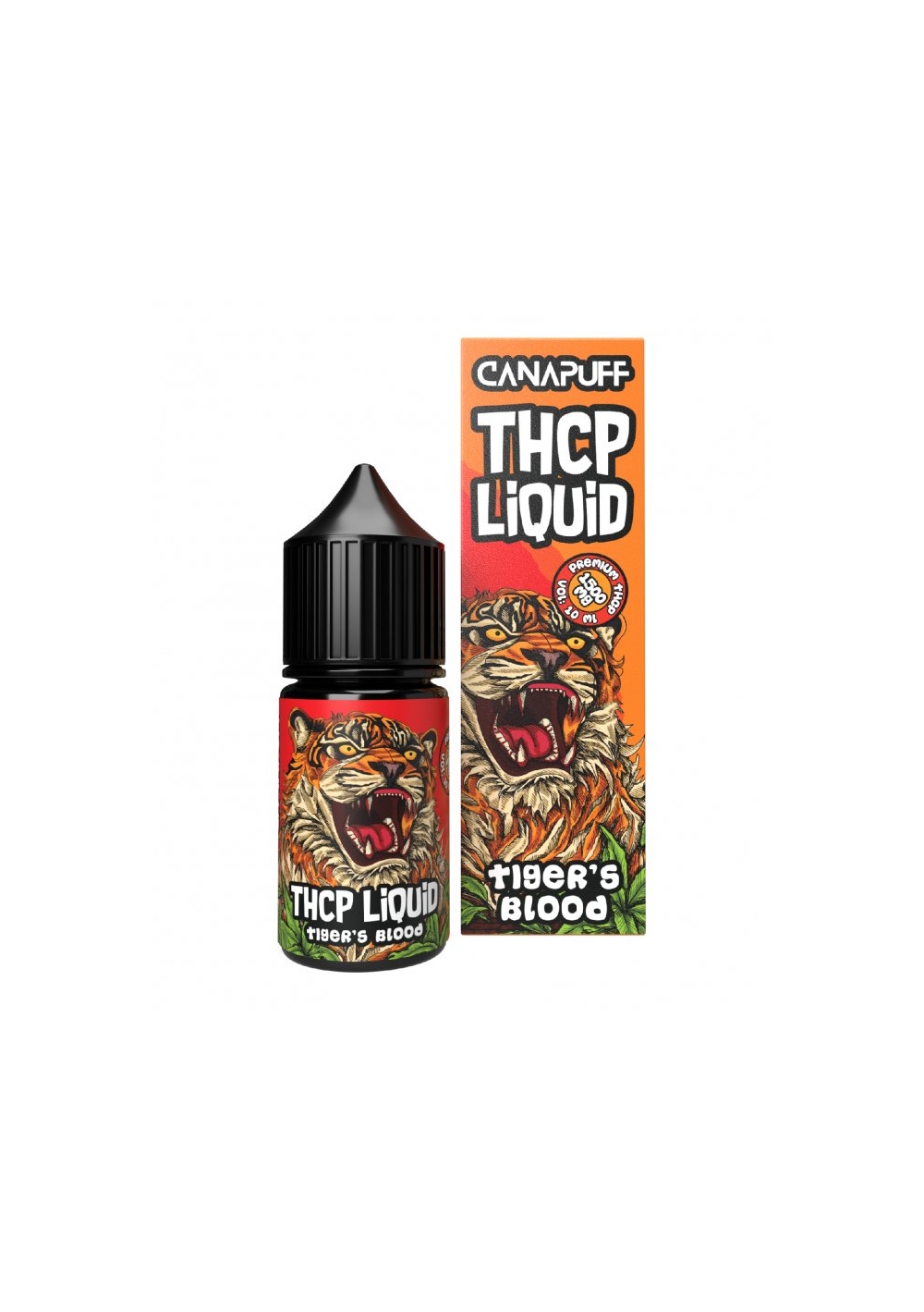 THC-P Liquido Svapo 79% - Tiger's Blood, 10ml - 1500mg THCp - Canapuff