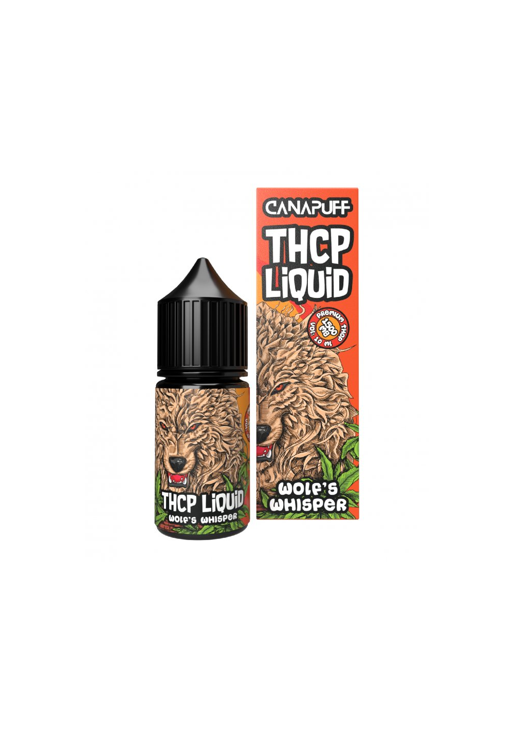 THC-P E-Liquid 79% - Wolf's Whisper, 10ml - 1500mg THCp - Canapuff