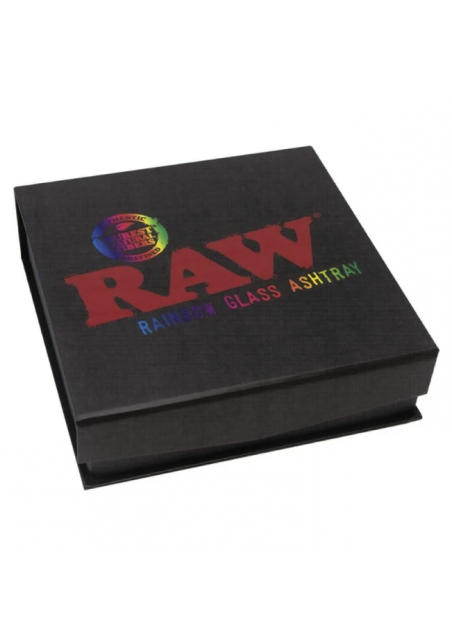 RAW Rainbow - Posacenere in Vetro Spesso, Elegante con Confezione Regalo - RAW
