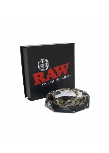 RAW The Dark Side - Posacenere in Vetro Spesso, Elegante con Confezione Regalo - RAW