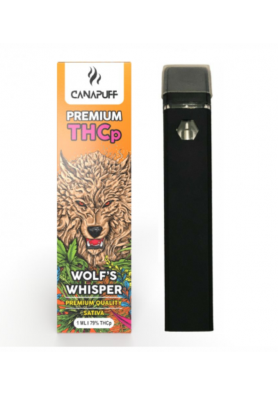 THC-P Dispositivo Usa e Getta 79% - Wolf's Whisper, 1ml, 600 puffs - Canapuff