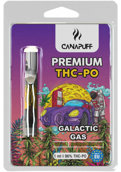 THC-PO Cartuccia Atomizzatore 96% - Galactic Gas, 0.5ml, 250 puffs - Canapuff