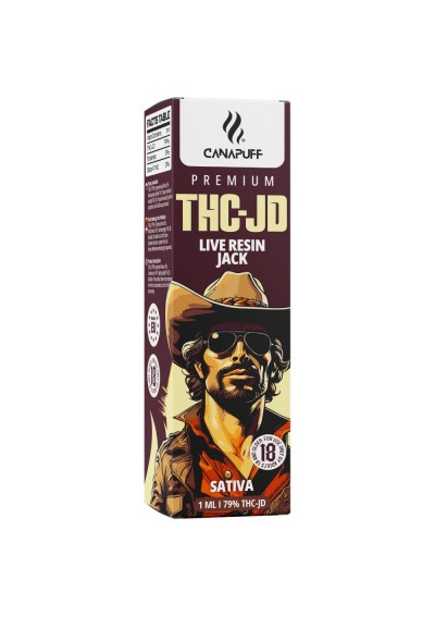 THC-JD Vape Device 79% - Jack, 1ml, Disposable, up to 500 puffs - Canapuff