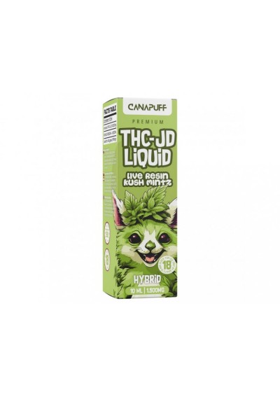 THC-JD Liquido Svapo - Kush Mintz, 10ml - 1500mg THCJD - Canapuff