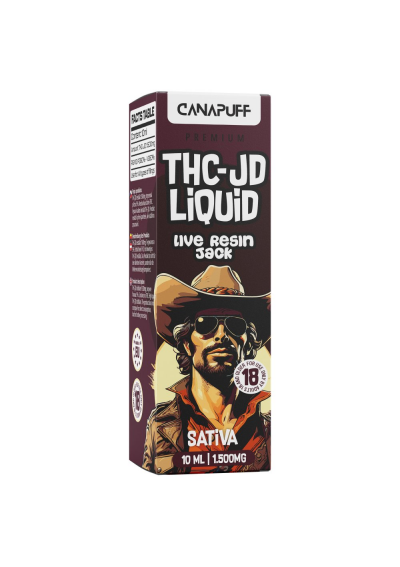 THC-JD Liquido Svapo 79% - JACK, 10ml - 1500mg THCJD - Canapuff