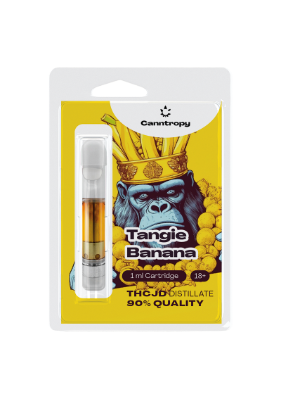 THC-JD Cartridge Atomizer 90% - Tangie Banana, 1ml, 500 puffs - Canntropy
