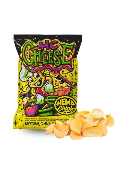 Hemp Chips HC Cheese Patatine Artigianali alla Cannabis senza THC (35g) Home