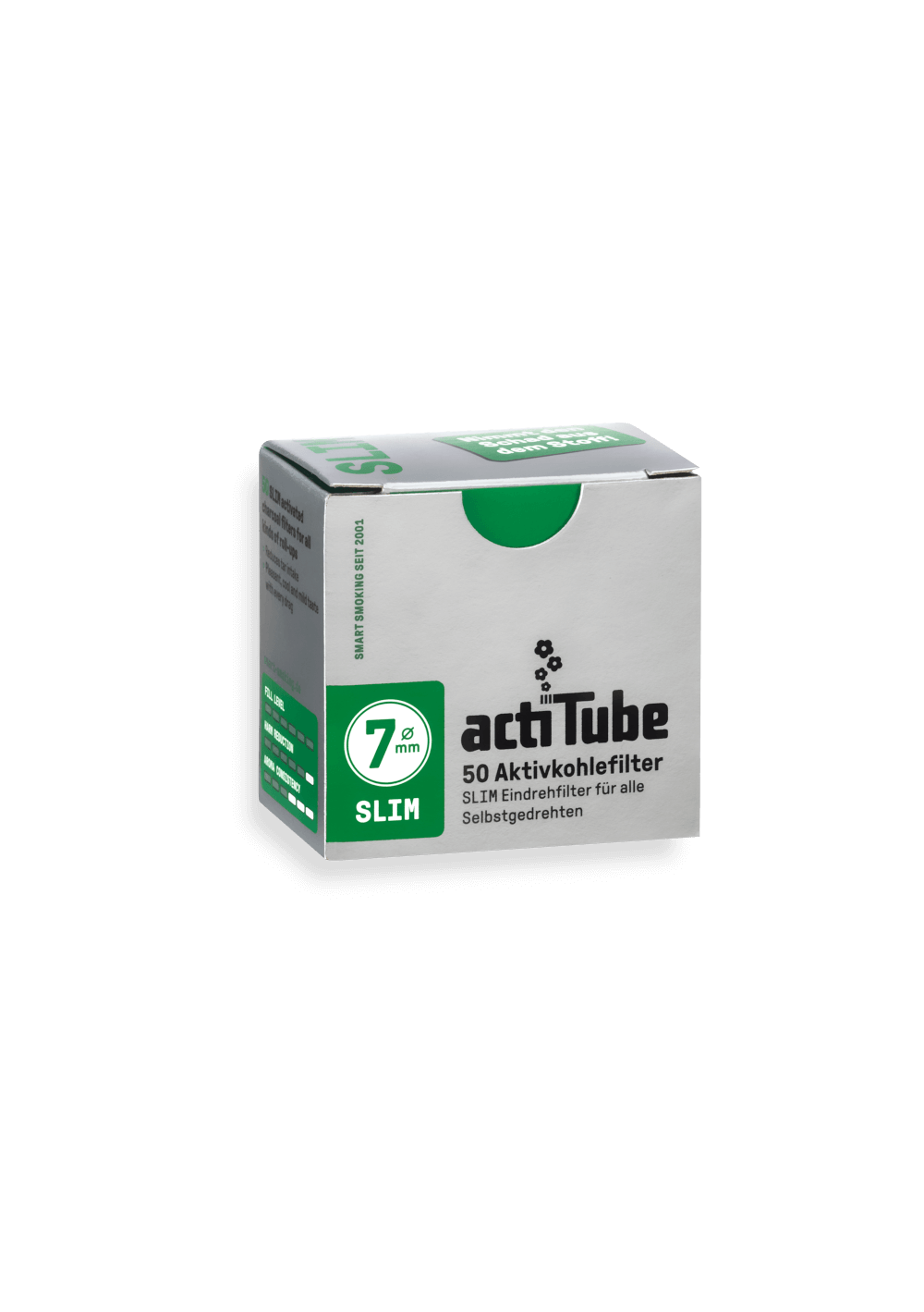 ActiTube - Active Carbon Filters - Slim 7mm - 50 pcs. box